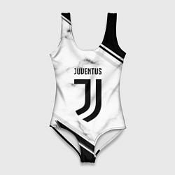 Купальник-боди 3D женский Juventus, цвет: 3D-принт