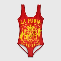 Купальник-боди 3D женский La Furia, цвет: 3D-принт