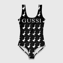 Женский купальник-боди GUSSI Black