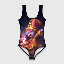 Купальник-боди 3D женский Lulu League of Legends, цвет: 3D-принт