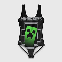 Женский купальник-боди Minecraft Creeper