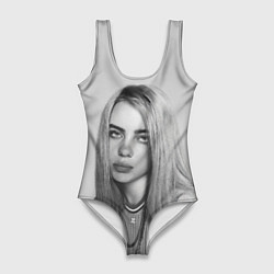 Купальник-боди 3D женский BILLIE EILISH, цвет: 3D-принт