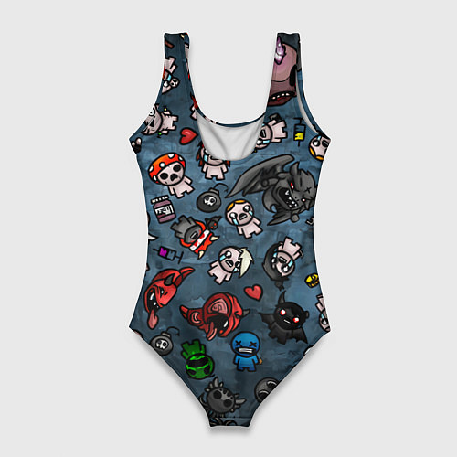 Женский купальник-боди Узор Исаака / 3D-принт – фото 2