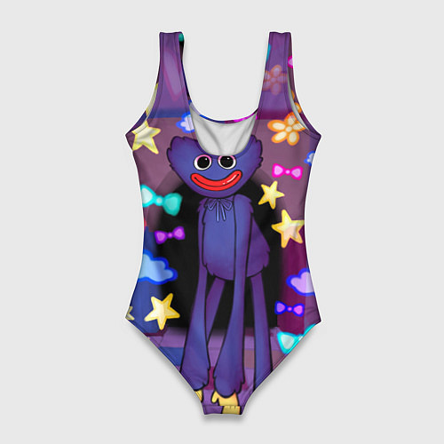 Женский купальник-боди POPPY PLAYTIME - МИЛЫЙ ХАГГИ ВАГГИ / 3D-принт – фото 2