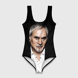 Женский купальник-боди МЕЛАДЗЕ НА ЧЕРНОМ ФОНЕ