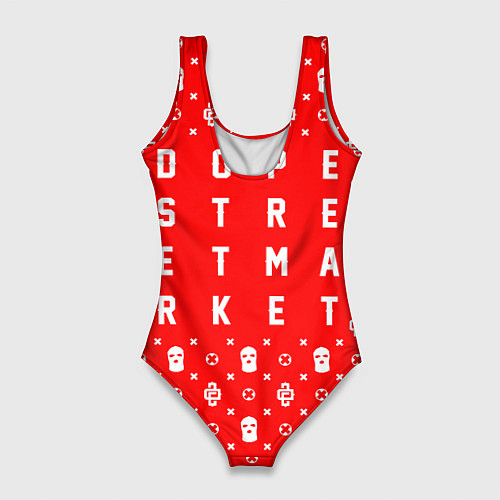 Женский купальник-боди Red Dope Camo Dope Street Market / 3D-принт – фото 2