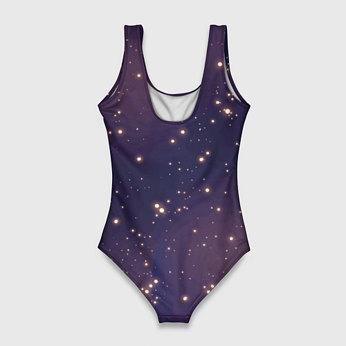 Женский купальник-боди Звездное ночное небо Галактика Космос / 3D-принт – фото 2