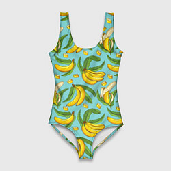 Женский купальник-боди Banana pattern Summer Fashion 2022