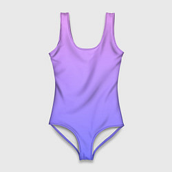 Женский купальник-боди PINK-PURPLE GRADIENT ГРАДИЕНТ РОЗОВО-ФИОЛЕТОВЫЙ