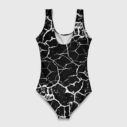 Женский купальник-боди Volkswagen Трещины / 3D-принт – фото 2