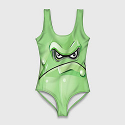 Купальник-боди 3D женский Plants vs Zombies Кабачок, цвет: 3D-принт