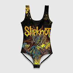 Женский купальник-боди Slipknot Yellow Monster
