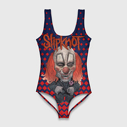 Купальник-боди 3D женский Slipknot clown, цвет: 3D-принт
