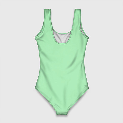 Женский купальник-боди Мятный радуга / 3D-принт – фото 2