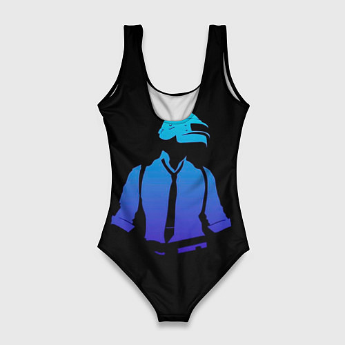 Женский купальник-боди ПАБГ воин / 3D-принт – фото 2