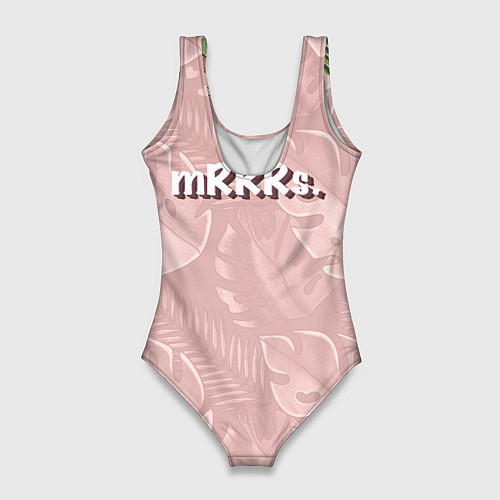 Женский купальник-боди Миссис и Мистр Влюбленные динозавры / 3D-принт – фото 2