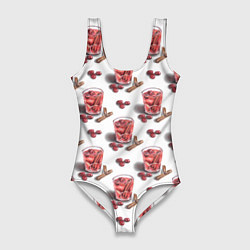 Женский купальник-боди Глинтвейн с корицей