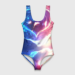 Купальник-боди 3D женский Сердце и любовная пара, цвет: 3D-принт