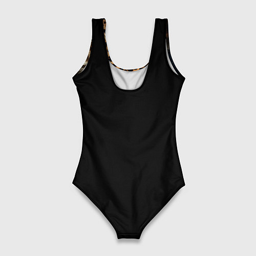 Женский купальник-боди Леопард фотореализм / 3D-принт – фото 2