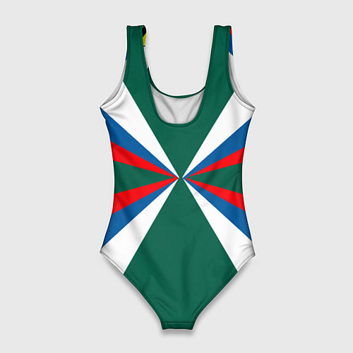 Женский купальник-боди Пограничные войска России / 3D-принт – фото 2