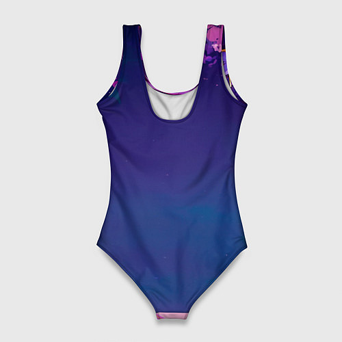 Женский купальник-боди Геншин Импакт: Райден / 3D-принт – фото 2