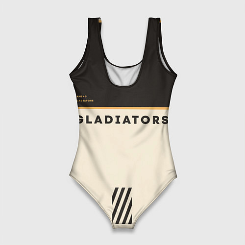 Женский купальник-боди Gaimin Gladiators esports / 3D-принт – фото 2