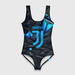 Женский купальник-боди Blue logo Juventus