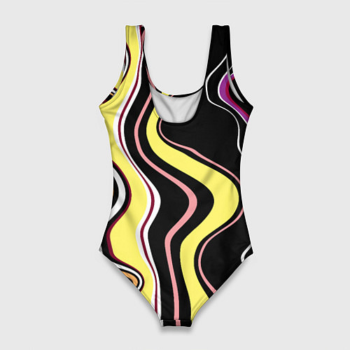 Женский купальник-боди Дисгармония / 3D-принт – фото 2