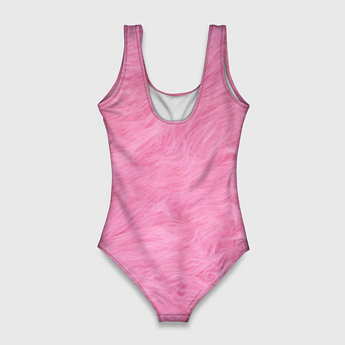 Женский купальник-боди Розовая шерсть / 3D-принт – фото 2