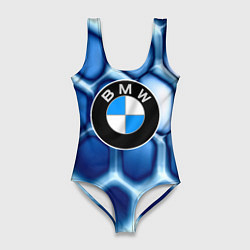 Купальник-боди 3D женский Bmw carbon sport auto brend, цвет: 3D-принт