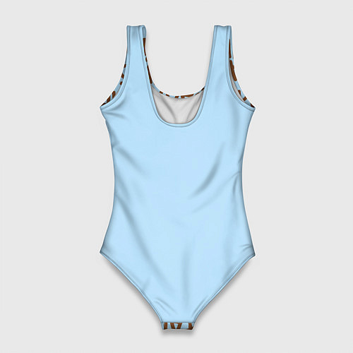 Женский купальник-боди Капибара большими буквами / 3D-принт – фото 2