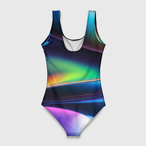 Женский купальник-боди Голографический материал / 3D-принт – фото 2