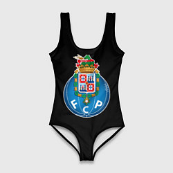 Купальник-боди 3D женский Porto fc club, цвет: 3D-принт
