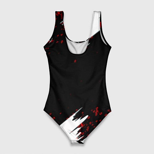 Женский купальник-боди Horizon zero dawn краски / 3D-принт – фото 2