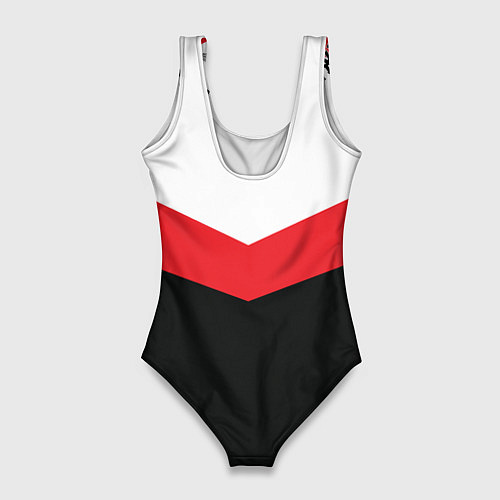 Женский купальник-боди Инженерные войска России / 3D-принт – фото 2