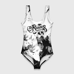 Купальник-боди 3D женский Rasmus smoke steel, цвет: 3D-принт