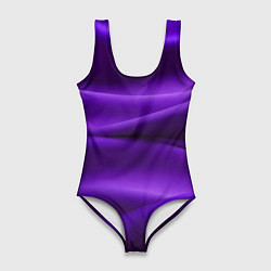 Женский купальник-боди Фиолетовый шелк
