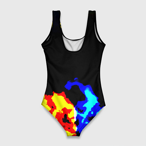 Женский купальник-боди Horizon zero dawn огненный стиль / 3D-принт – фото 2