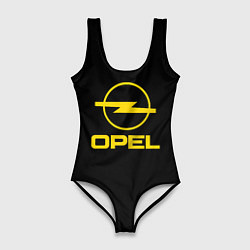 Женский купальник-боди Opel yellow