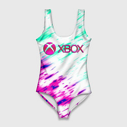 Женский купальник-боди Xbox краски текстура игры