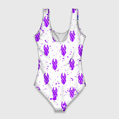 Женский купальник-боди The Elder scrolls pattern game / 3D-принт – фото 2