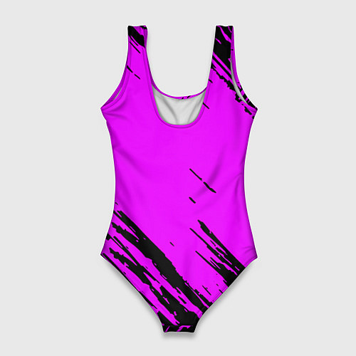 Женский купальник-боди Dead by daylight краски абстракция / 3D-принт – фото 2