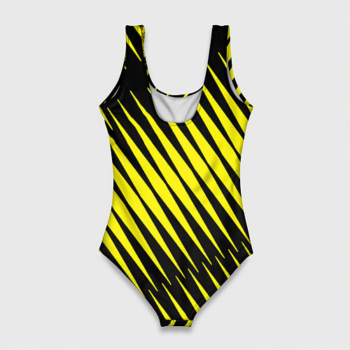 Женский купальник-боди Герб РФ абстракция / 3D-принт – фото 2