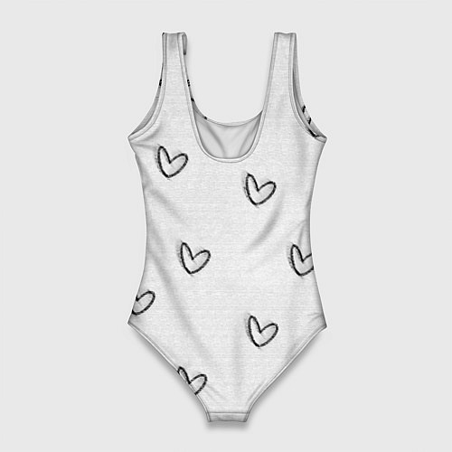 Женский купальник-боди Надпись будущий учитель / 3D-принт – фото 2