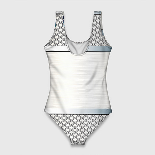 Женский купальник-боди FORD metal steel auto / 3D-принт – фото 2