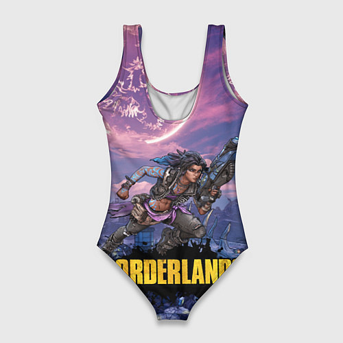 Женский купальник-боди Borderlands вооружение / 3D-принт – фото 2