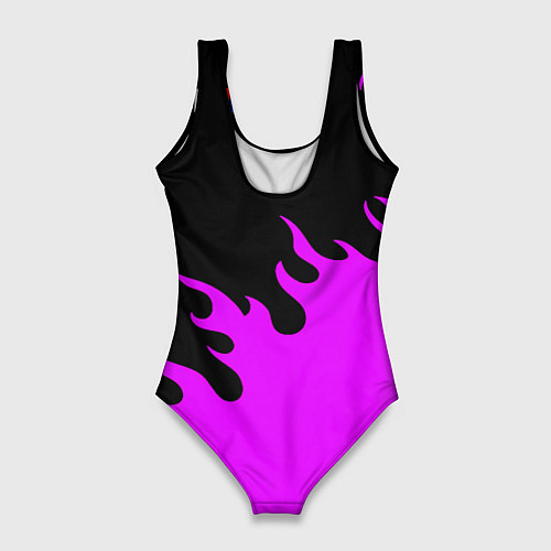 Женский купальник-боди BMW flame / 3D-принт – фото 2