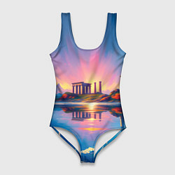 Женский купальник-боди Античный островок