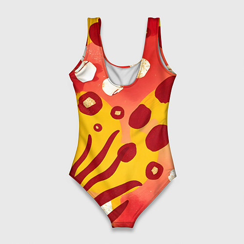 Женский купальник-боди Африканский паттерн / 3D-принт – фото 2