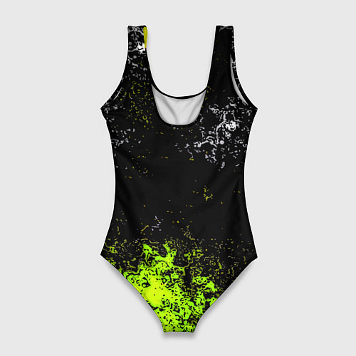 Женский купальник-боди Stalker брызги красок / 3D-принт – фото 2